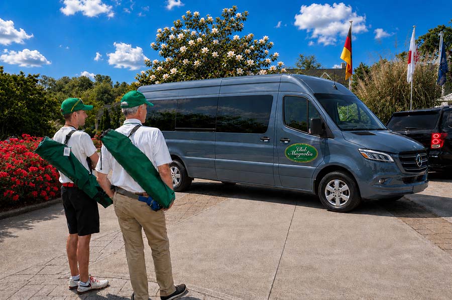 Private transportation at Club Magnolia